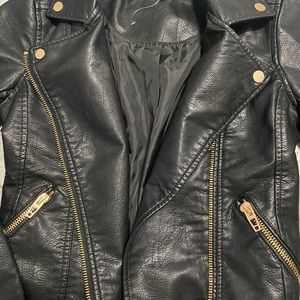 Faux Leather Jacket